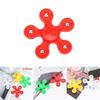 Plastic Fivestar Finger Spinner Gyroscope With Spiral Bearings For Stress Relief And Focus