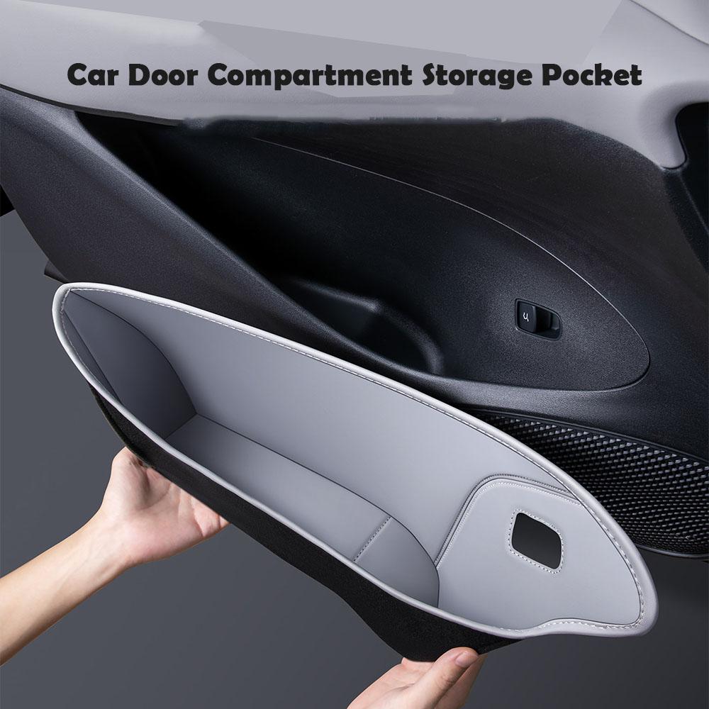 For BYD Sea Lion 06 DM-I/EV Car Door Storage Pockets Leather Storage Boxes Door Slot Pads And Modification Interior Supplies