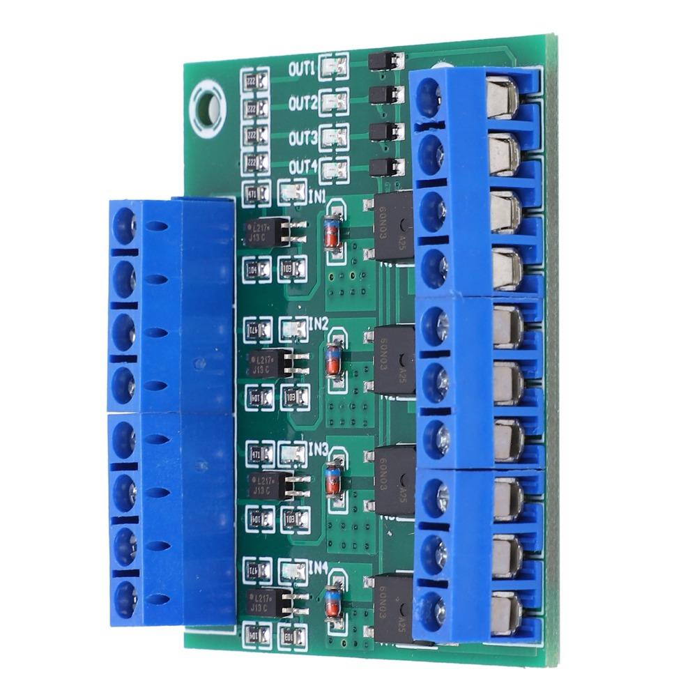 4-Channel 4‑Way MOS Tube Module 0~1KHZ MOS Tube Module PLC Drive Module  PLC System