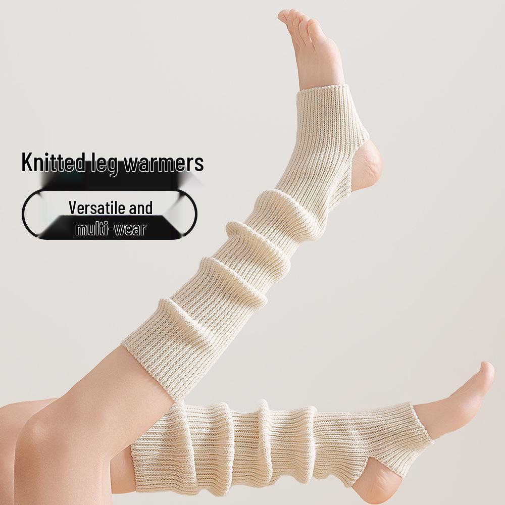 Women's Autumn & Winter Stirrup Calf Socks and Leg Warmers for Yoga Pants