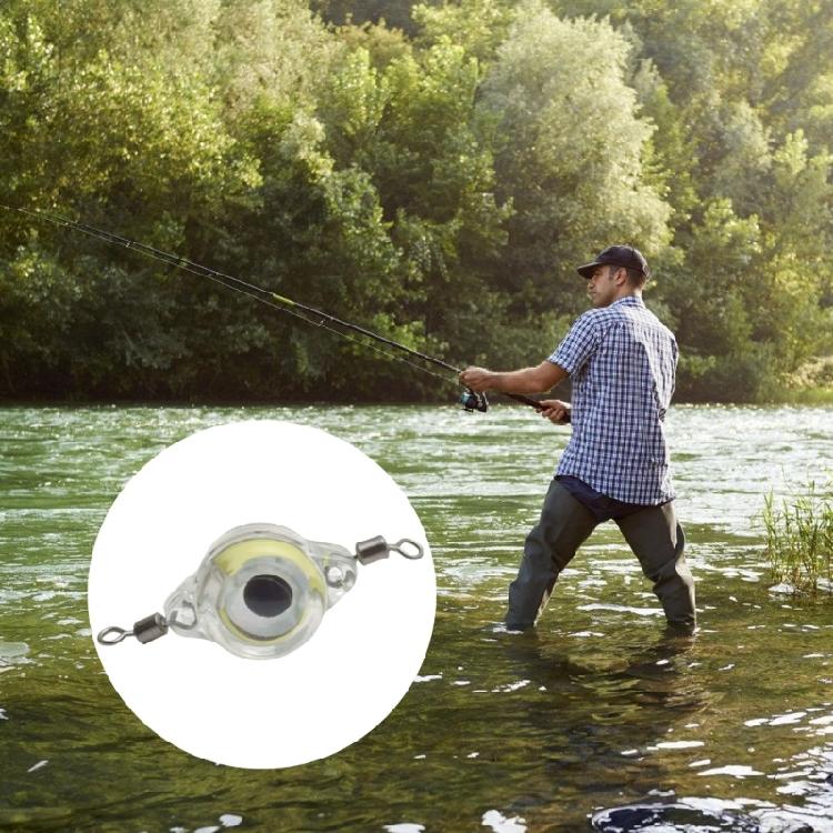 Underwater Flasher Light Fish Eye Baits Lure Lamp Attractant Lamp Portable Fishing Gear Accessory LED Fishing Lure Light