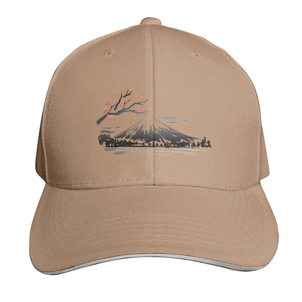 Fuji im Frühling Aquarell Baseballkappe Wanderhut Schutzhelm Sportkappe Kappe FeUnisex Unisexs