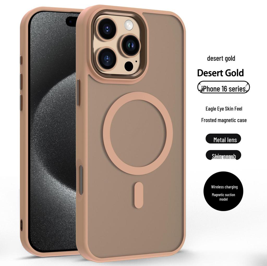 Apple 16 Pro Max Eagle Eye Magnetische Handyhülle: Mattiertes Hautgefühl, Premium Sturzschutz für iPhone 17.