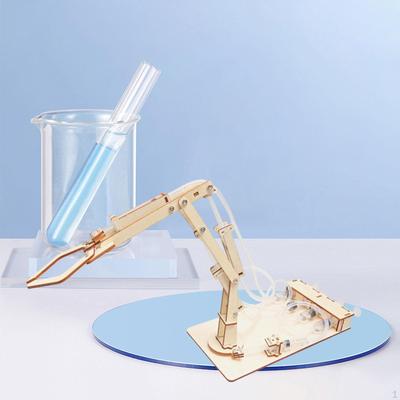 Hydraulischer Roboterarm 3D Holzpuzzle Montage Neuheit Innovation Wissenschafts-Lehr-Sets für