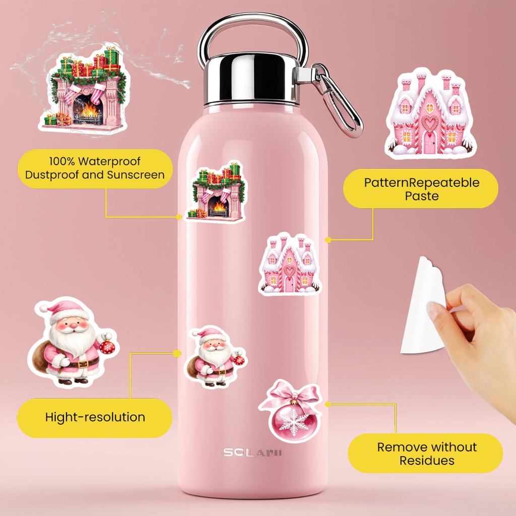 35pcs-50pcs Charming Gift Stickers Cartoon Winter Funny Stickers Sticker Pack For Guitar DIY Skateboard Laptop Luggage Decor