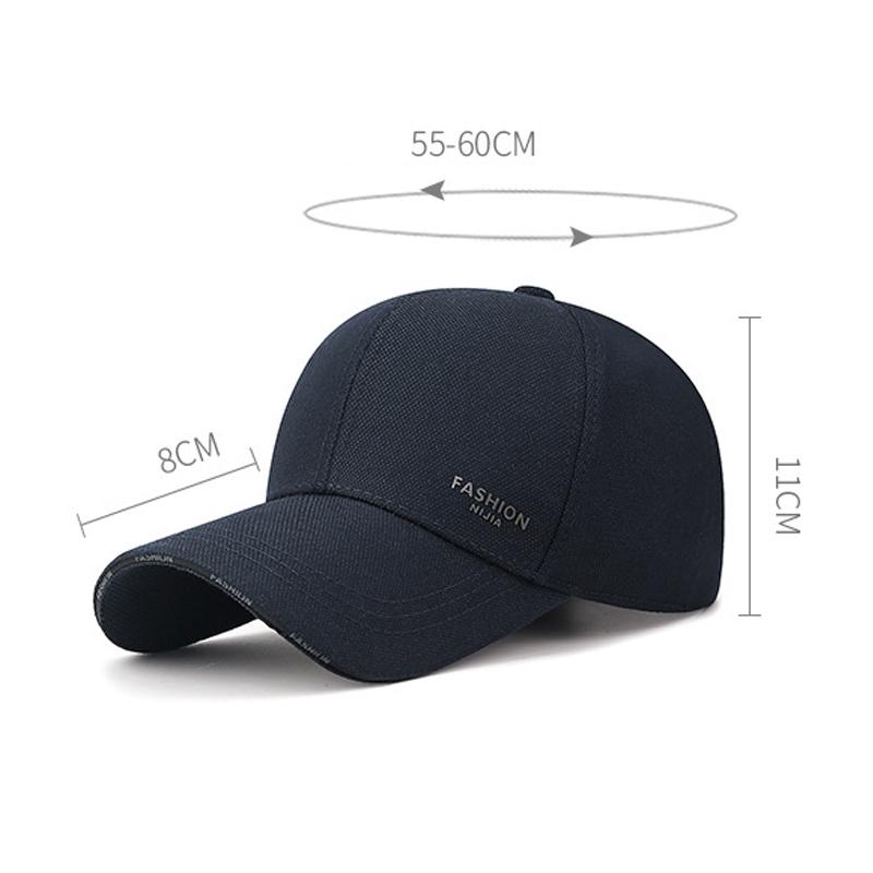 Men's Baseball Cap Hot Stamping Letter Middle-aged Sunshade Cap
