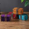 Treasure Chest Jewelry Box Solid Wood Vintage Design Handmade for Women Trinket Box Photo Props Storage Box Decorative Trunk