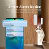 Tuya Zigbee Door Window Sensor Smart Security Alarm Open Closed Detectors Home Anti-theft Door Contact Sensor Google Home Alexa