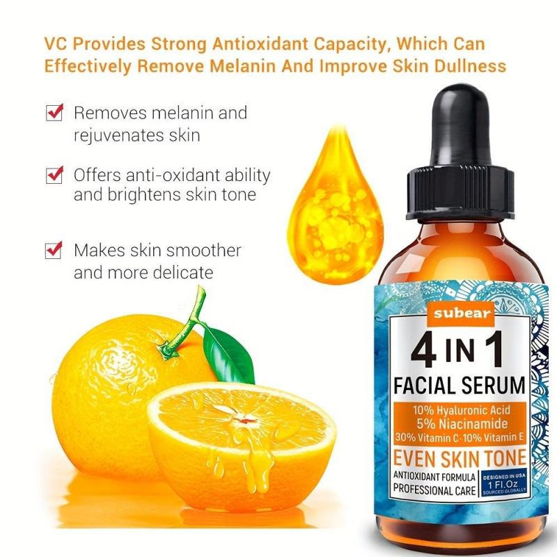 4-in-1 Vitamin C, Niacinamide, Hyaluronic Acid   Vitamin E Face Serum for Brighter, Hydrated and Younger-Looking Skin4.8More Than 1000 Purchases