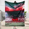 Ac Milan Blanket Soft Cozy Perfect For Sofa Chair Office Chair For All Occasions Playful Design Best Holiday Gift For Friends Family