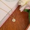 High Sense Korean Style Rose Flower Pendant Necklace Light Luxury Clavicle Chain For Women Jewelry Wedding Banquet Party Gift