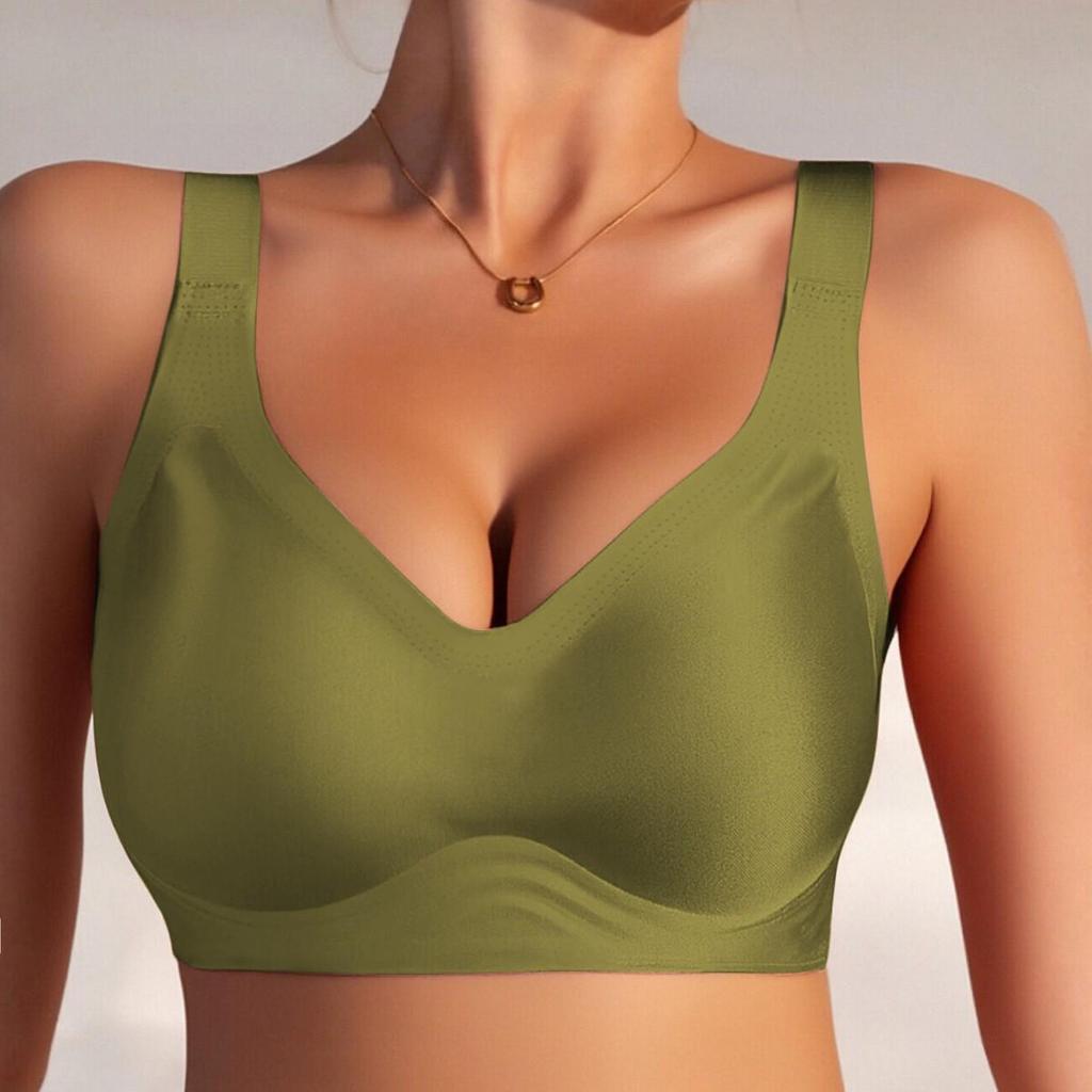 Silk Plus Size Seamless Women's Bra - Minimizes Large Bust