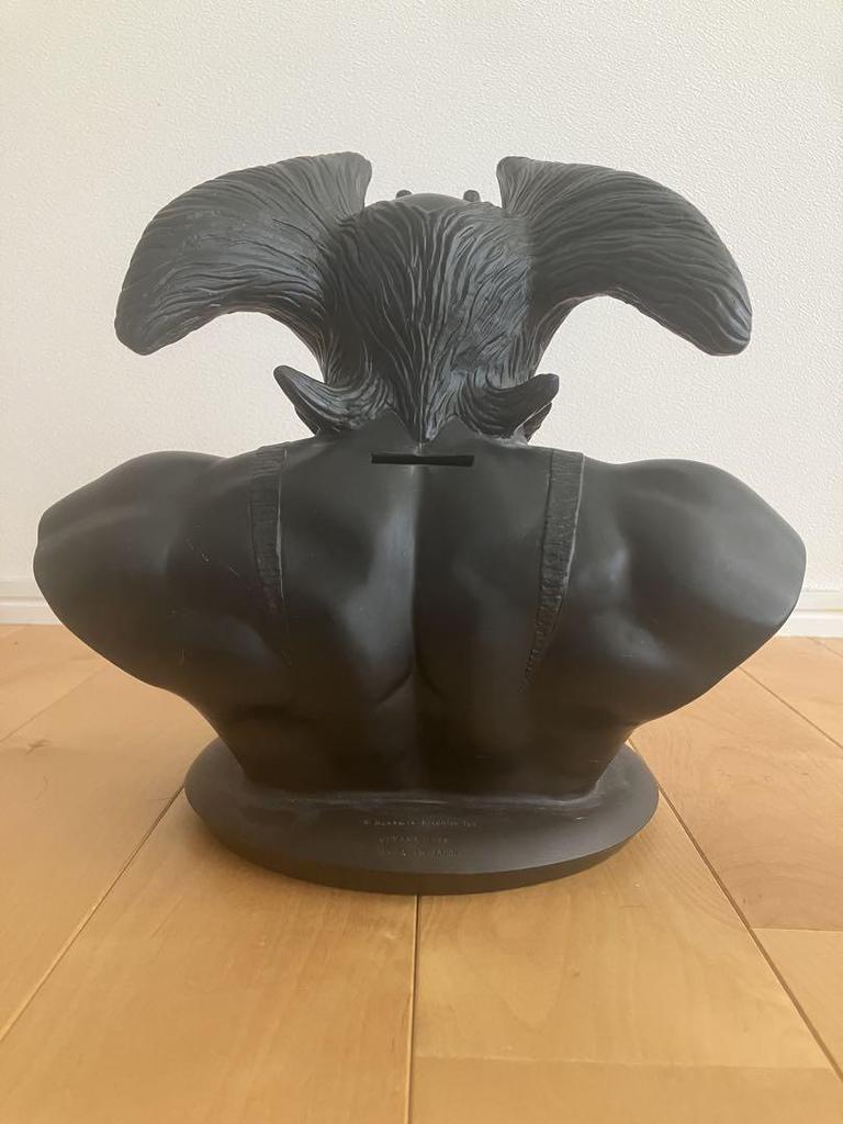 [USED] DEVILMAN Bust Statue Black Approx. 30cm