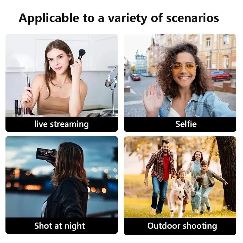 Wireless Selfie Stick for Smartphone, 44 Inch Tripod with Bluetooth Remote, Portables Foldable Stand for Vlog Shooting Record