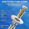 Stainless Steel Bathroom Sink Drain Strainer Removable Basket Drain Stopper  Shower Sink