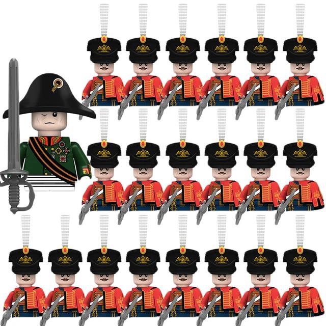 Kids Building Blocks Toy Napoleonic Wars Military WW2 Mini Dolls Soldier Duke Medieval Knights Officer Model Toy wholesale store