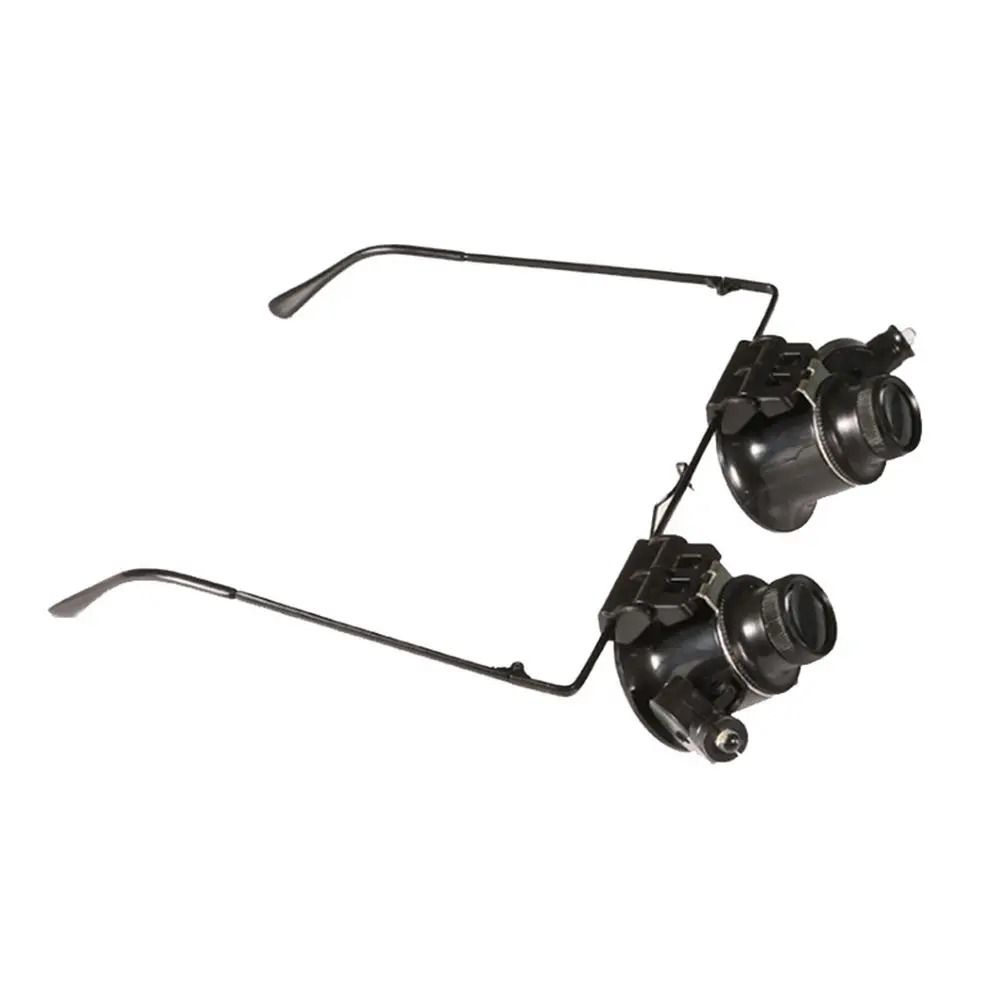 Adjustable 20X Lens Magnifying Eyewear Jewelers Repair Wearing Magnifier  Precision Work