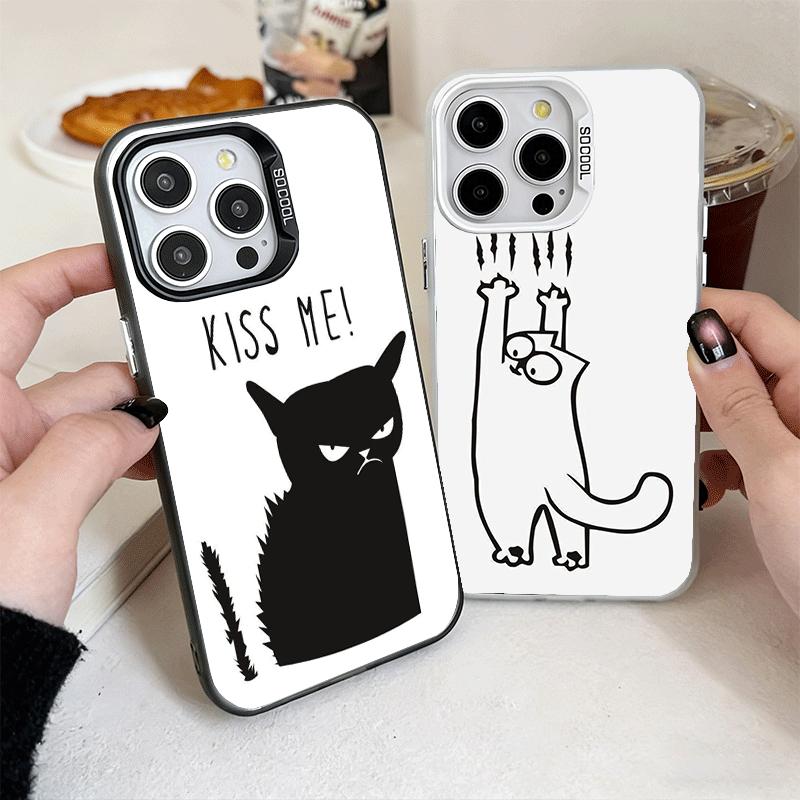Cat Footprint Funny Scratch Paw Cute Soft Phone Case for iPhone 15 16 17 Pro Max 17Air 16E 14 Plus 13 12 Mini Shockproof Cover B