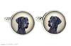 Great Dane - cufflinks and tie with your photo, a suit decoration, men's jewelry from the Art-Dog brand.