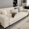 Gray Chenille Non-Slip Sofa Cushions and Backrests for All Seasons