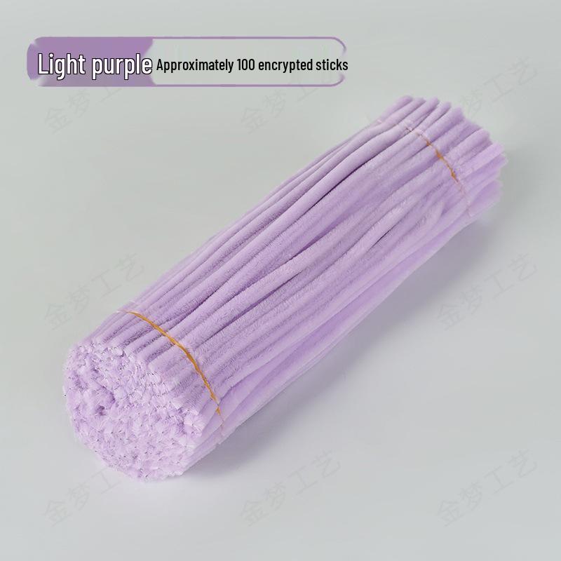Gör-det-själv Chenille-stjälk Macaronbukett Hantverkskit för Barn