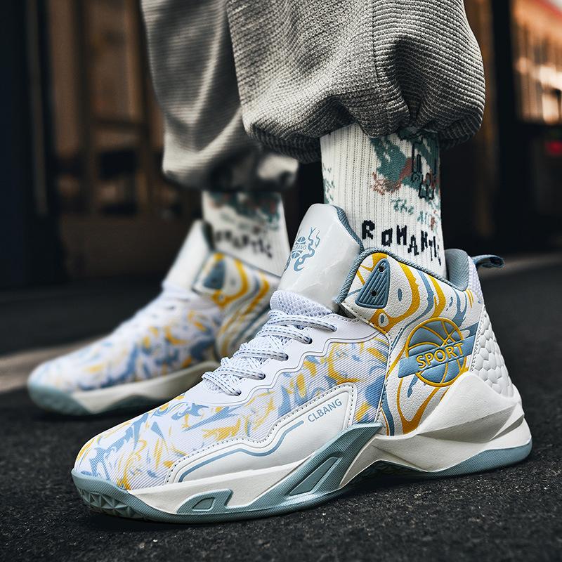 Basketball Shoes 2025 New Youth Sports Training Boots Student Casual Breathable Versatile Trendy Shoes Running Shoes