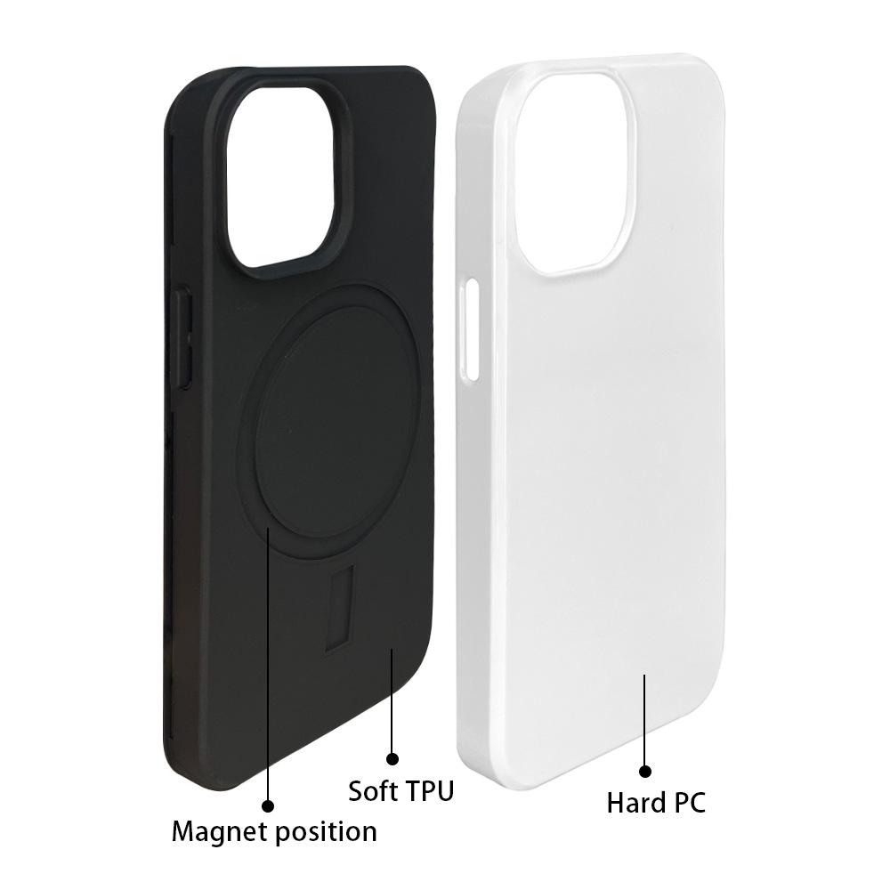 Dual-Function Sublimation Coated Magnetic Phone Case for iPhone 13 Series