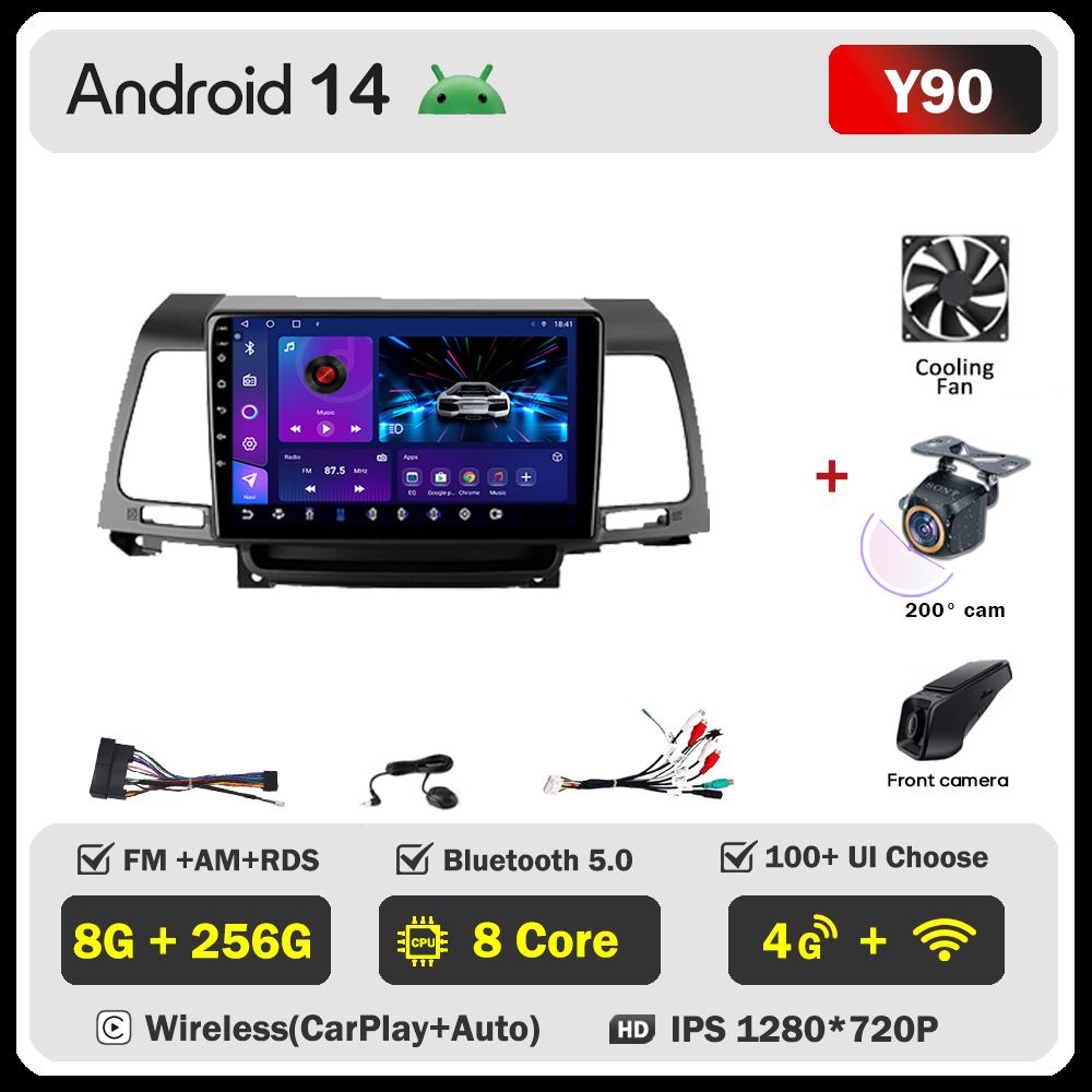 Car Multimedia Player For kia Opirus GH 2006 -2011 Car Radio Player Touch Screen Wireless Android 14 Intelligent System 5G Wifi