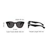 Burberry Logo Detail Round Sunglasses Men Sunglasses Black BE4439F-300187