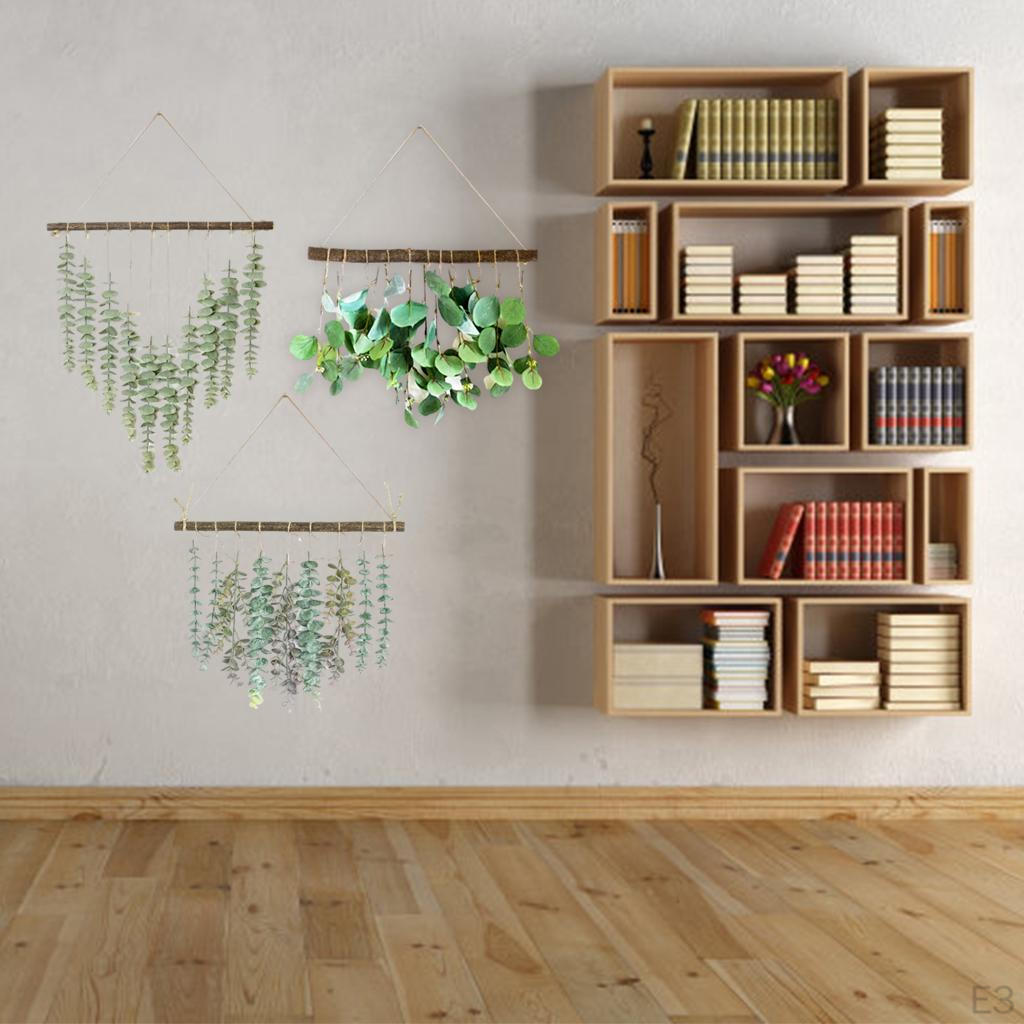 1 Piece Artificial Eucalyptus Greenery Hanging Wall