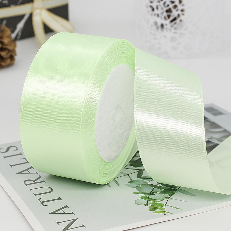 25Yards/Roll 40mm Satin Ribbons DIY Bow Handmade Gift Packing Artificial Silk Roses Crafts Supplies Sewing Accessories Material