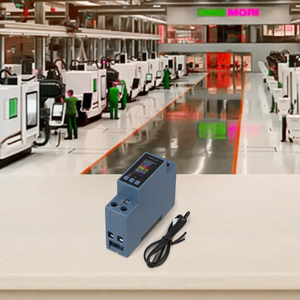 Smart Energy Monitor KWS-303 Voltage Current Meter Energy Monitoring Application DIN Rail Mountable For Energy Monitoring