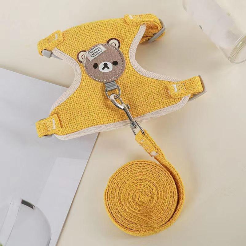 Soft Permeable Chest Strap Puppies Comfortable Pet Walking Vests Harnesses for Kittens Puppies Small Dogs