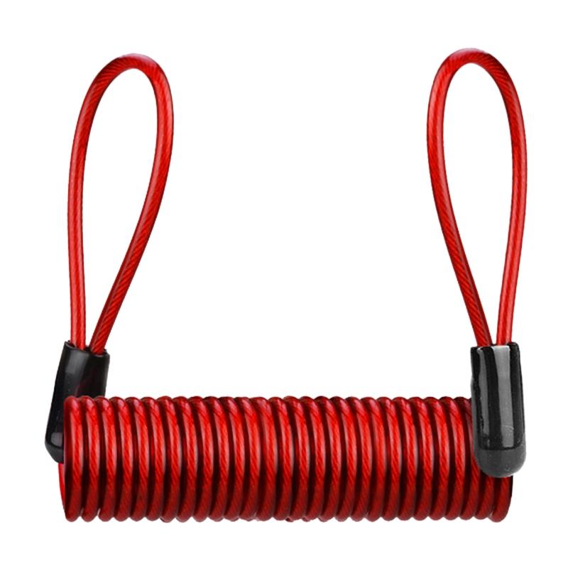 3.5mm Anti-Theft Spring Wire Rope Motorcycle Bike Lock Cable Lock Reminder Cable Theft Handlebar Scooter Disc Brake Lock