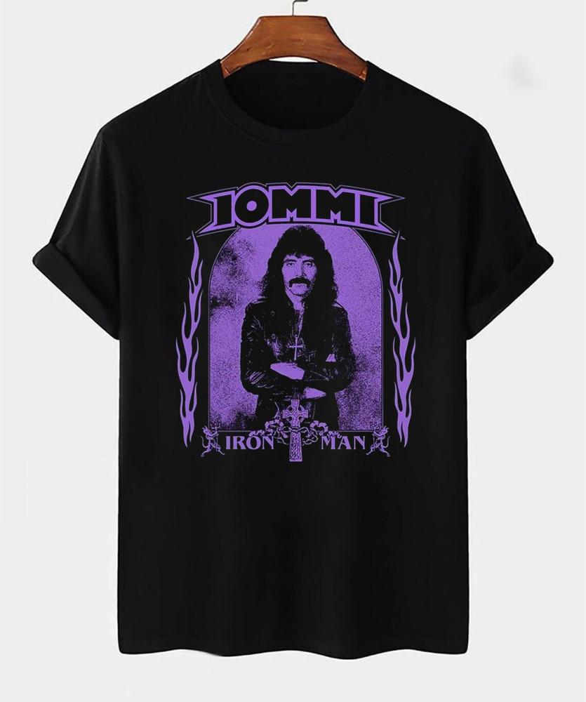 Vintage Tony Iommi Purple Short Sleeve Cotton Black S-234XL Unisex Shirt Unisex T-Shirt XXXXL