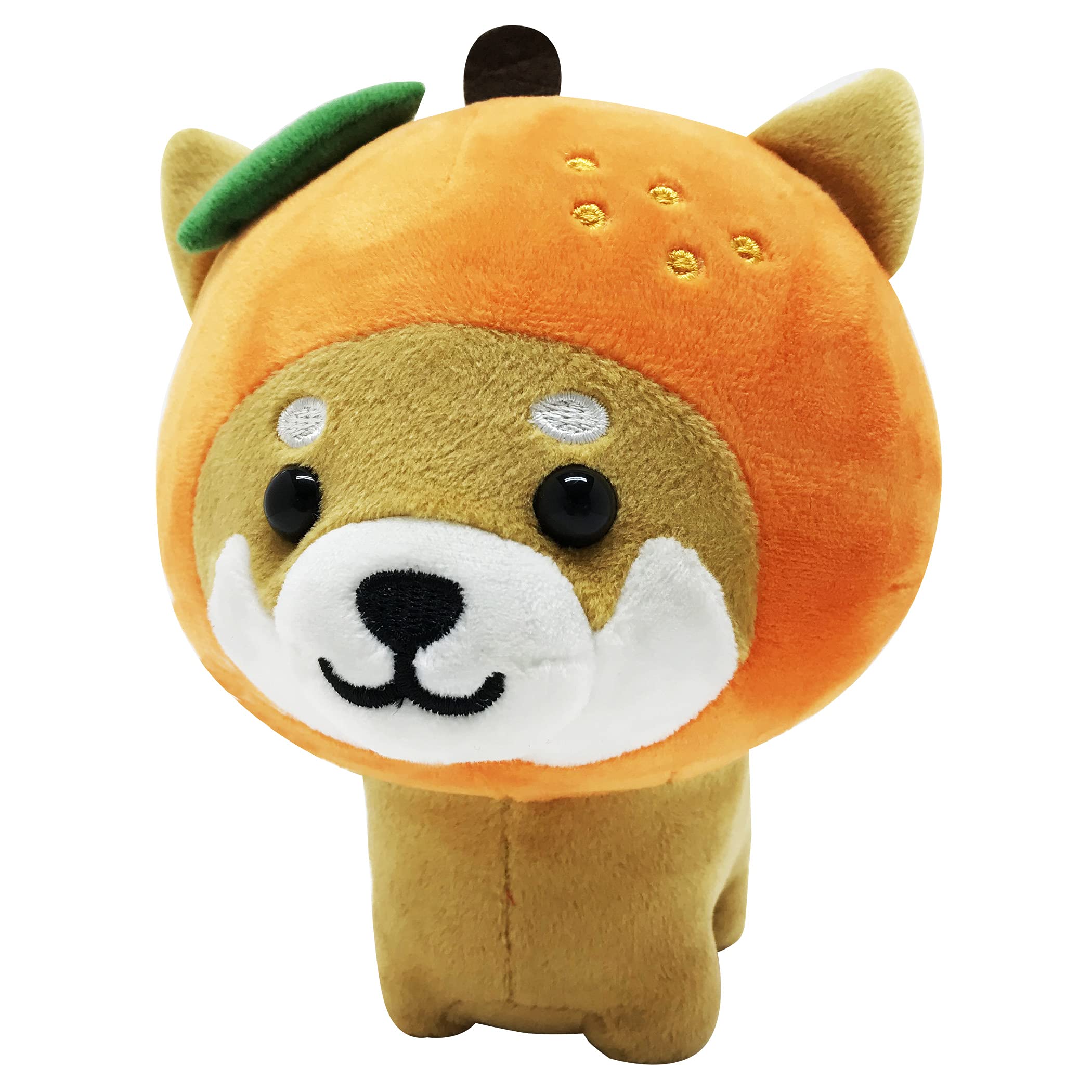 

Подушка-талисман Мамесиба для путешествий Милая Мягкая Пушистая Собака Сиба-ину Мамесиба Расслабляющая (Оранжевая версия)