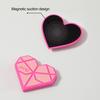 4Pcs Fridge Magnets Three-dimensional Heart-shaped Creative Styling Strong Adsorption Multiple Use Home Decor Lovely Color Heart Creative Magnetic