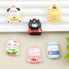 Cute Cartoon Animal Resin Accessories: DIY Phone Case, Hair Clip, Drink Bottle, Fridge Magnet, Luggage Decor.