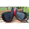 Leather Jumping/Close Contact, Double Flap Changeable Gullets Saddle, Size 17", 17.5",18"
