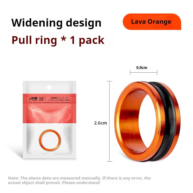 

Alloy cable ring Fast line cutting Anti-slip Protect hands/fishing reel Tighten the leader knot fishing tools оранжевый