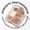 Sweetmint 4- Contour Palette Highlight & Contour Integrated Fine Texture Easy to Blend Beginner Friendly