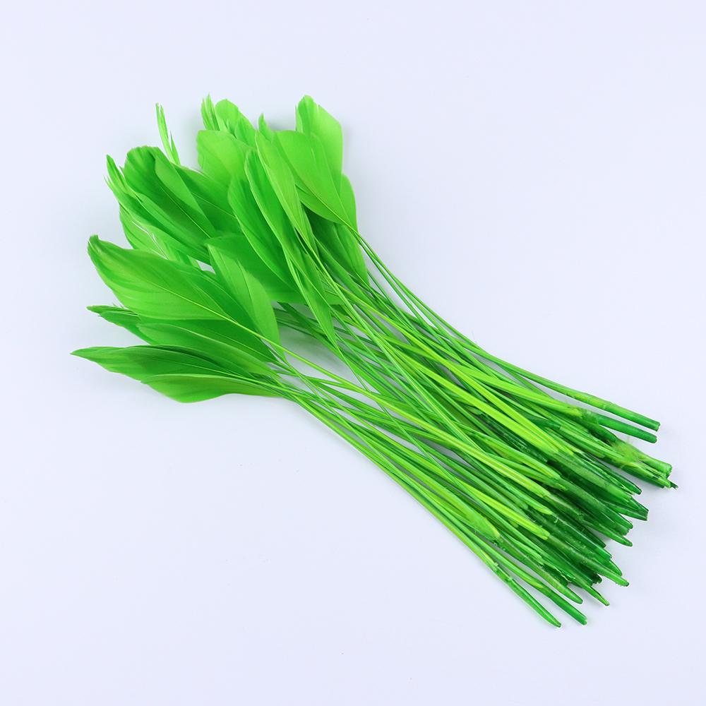 50pcs Natural Goose Feathers Crafts Earring Accessories Plumes 15-20cm Pretty Multicolor Swan Feather for Jewelry Decoration