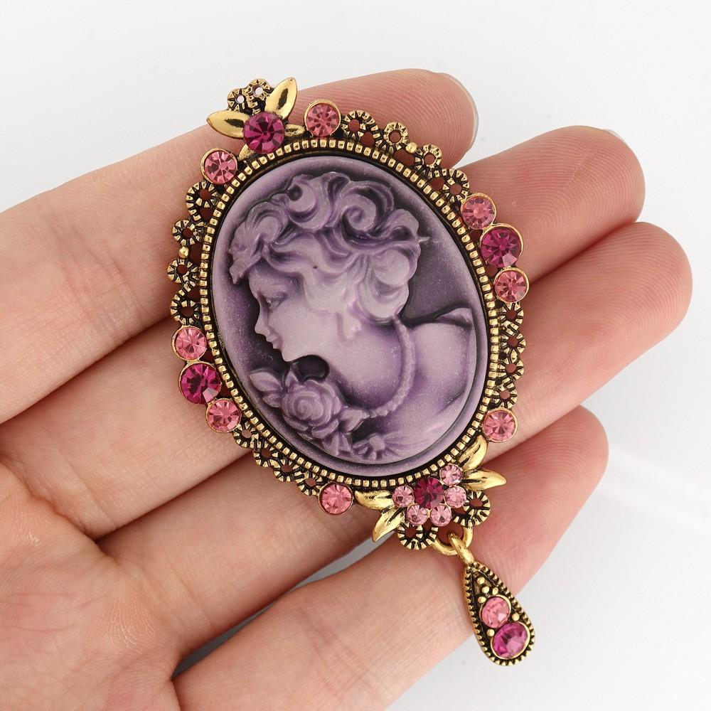 Ретро Бохо Стиль Дворцовая Красота Брошь-Шарм на Голову Женская Брошь Модные Новые Вечерние Ювелирные Аксессуары Подарок