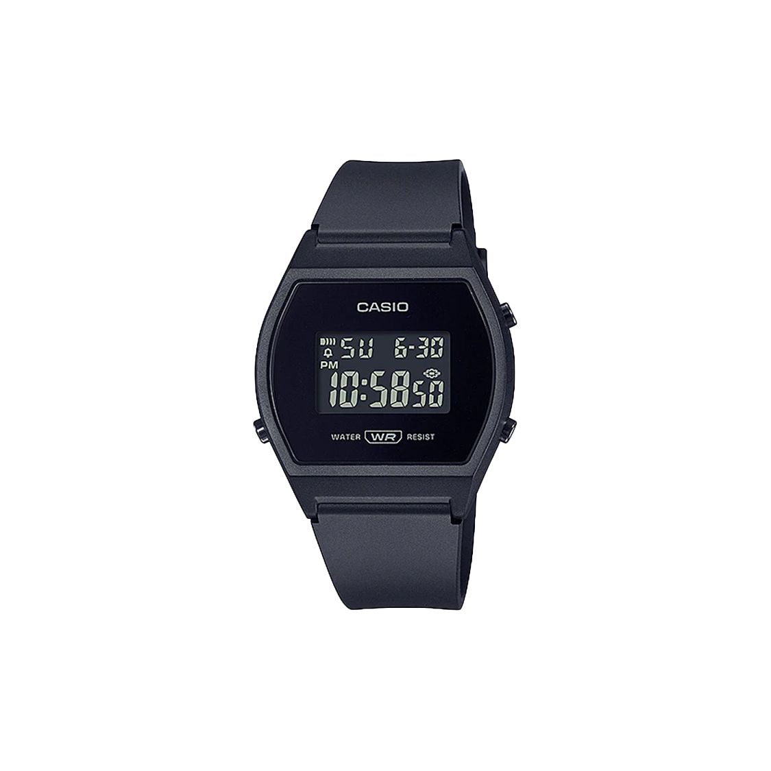Casio Vintage Series L Digital Trendy Classic Square Collection Watch Women watches Black LW-204-1BDF Black Dial