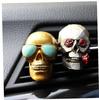 Skull Car , Scary, Clip Type, Air Conditioner, , , Gift, Halloween, Car Decoration, Set of 2