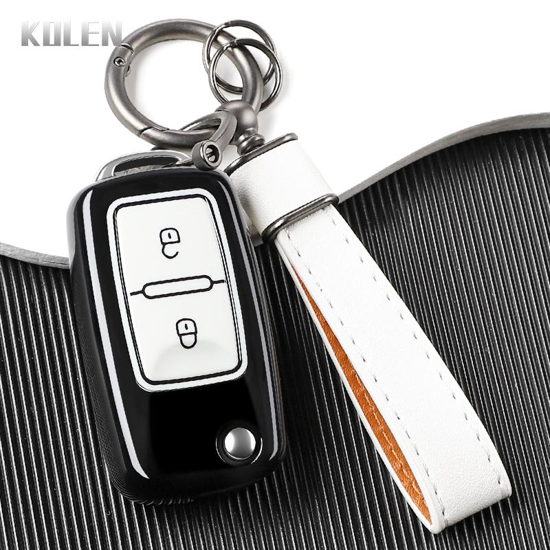 

Premium Tpu Car Key Case Cover Shell Fob For Vw Volkswagen Mk4 Bora Golf 4 5 6 Jetta Passat Polo Bora Touran Skoda Seat 2 3Btn