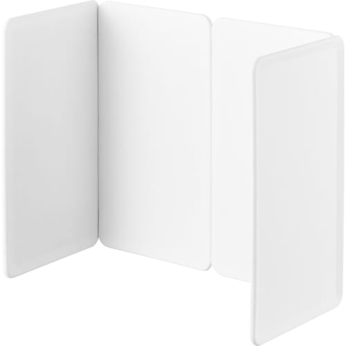 Yamazaki Magnetic Range Guard, 4 Panels, White, Panels: W18 x D0.7 x H32cm (per panel), Tower, Dishwasher Safe, Removable Panels, Oil Splash Guard, 14