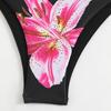 European & American Print Bikini Set with Slimming Wrap Skirt - Women's 3-Piece Beachwear 2025