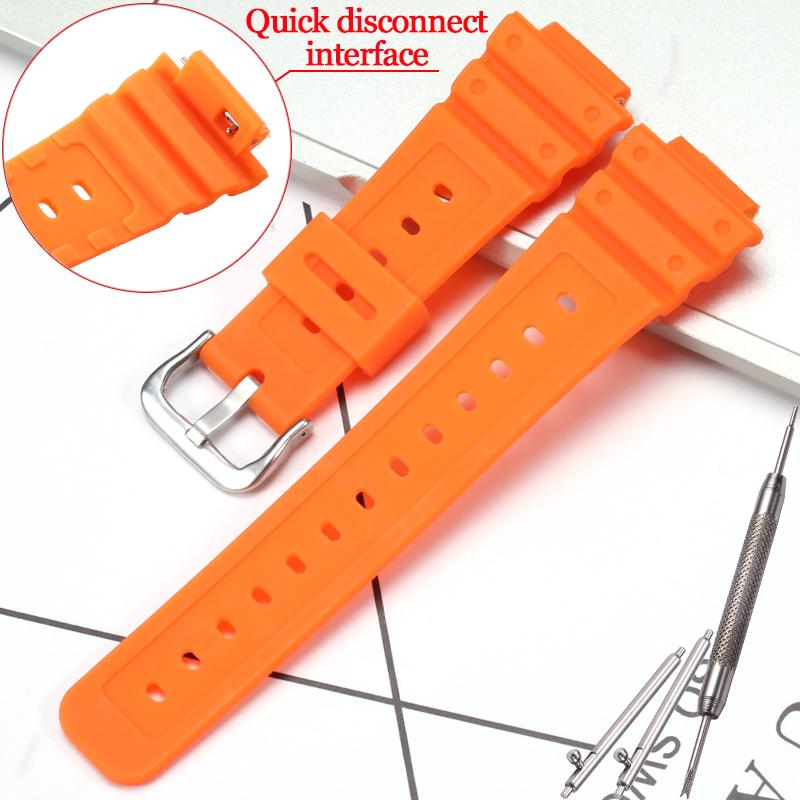 Rubber Strap Suitable For Casio  GA 2100 GA 2110 Men's Sports Waterproof Strap Watch Accessories Replacement Wristband