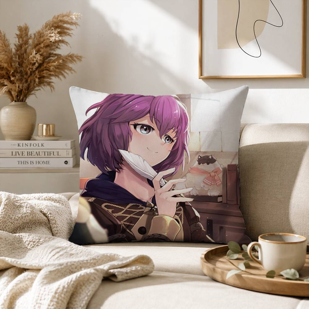 Bernadetta Fire Emblem Pillow Case Pattern Printed Pillowcase For Living Room Sofa Cushion Cover